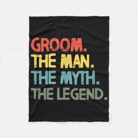 Couverture Polaire Mariage du marié Cérémonie de mariage enterrement (Devant)