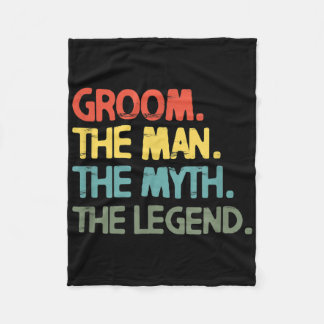Couverture Polaire Mariage du marié enterrement de vie de garçon rétr