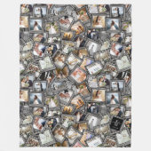 Couverture Polaire Mariage Keepsaké 31 Photo Collage noir ID1065 Fle (Devant)