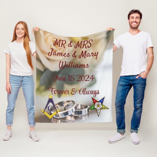 Couverture Polaire Mariage Mason/OES (En situation)