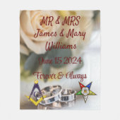 Couverture Polaire Mariage Mason/OES (Devant)