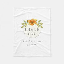 Mariage Merci Favor Aquarelle Star Flower