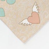 Couverture Polaire Mariage-nounours (Coin)