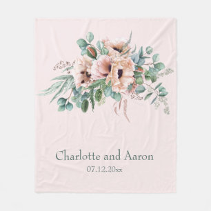 Couverture Polaire Mariage personnalisé