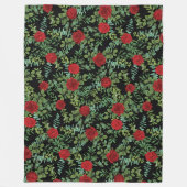 Couverture Polaire Mariage Red Rose (Devant)