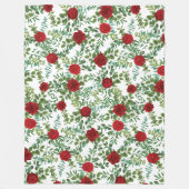 Couverture Polaire Mariage Red Rose (Devant)
