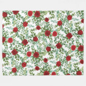 Couverture Polaire Mariage Red Rose (Devant (Horizontal))