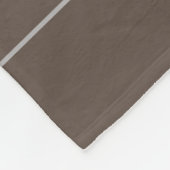 Couverture Polaire Mariage rustique et nouveau marié Monogram garde-c (Coin)