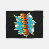 Couverture Polaire Marié Groom Superhero Bachelor Enterrement de Vie  (Devant (Horizontal))