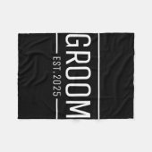 Couverture Polaire Marié prévu 2025 Marié Mariage Fiançailles Prépara (Devant (Horizontal))