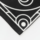 Couverture Polaire Mariée de sorcière gothique Coven Tarot Halloween (Coin)