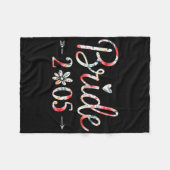 Couverture Polaire Mariée Est 2025 Mariée Mariage Party de Fiançaille (Devant (Horizontal))