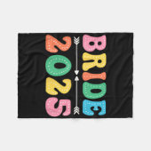 Couverture Polaire Mariée Est 2025 Mariée Mariage Party de Fille _1 (Devant (Horizontal))