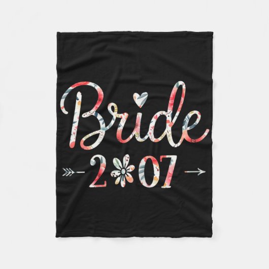 Couverture Polaire Mariée Est 2027 Mariage marié (Devant)