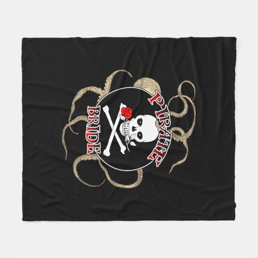 Couverture Polaire Mariée pirate (Devant (Horizontal))