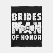 Couverture Polaire Mariées Homme D'Honneur Mariage Tee Bachelor Bache (Devant)