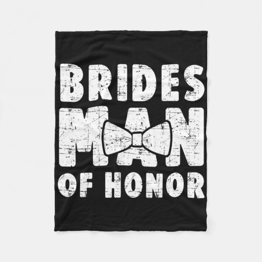 Couverture Polaire Mariées Homme D'Honneur Mariage Tee Bachelor Bache (Devant)