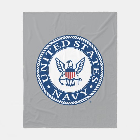 Couverture Polaire Marine américaine | Navy Alt Emblem (Devant)