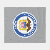 Couverture Polaire Marine américaine | Officier Crest (Devant (Horizontal))