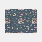 Couverture Polaire Marine Blue Easter Bunny (Devant (Horizontal))