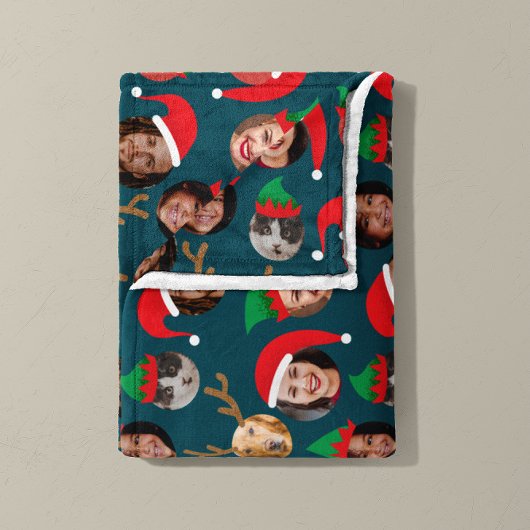 Couverture Polaire Marine Blue Silly Christmas Crew Six Photos