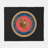 Couverture Polaire Marine Corps Seal (Devant (Horizontal))