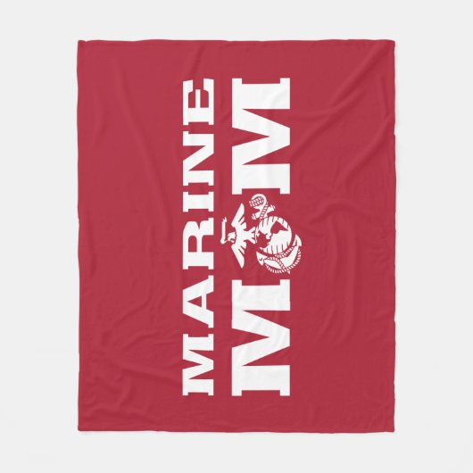 Couverture Polaire Marine Maman (Devant)