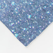 Couverture Polaire Marine Pastel Blue Triple Parties scintillant Ombr (Coin)