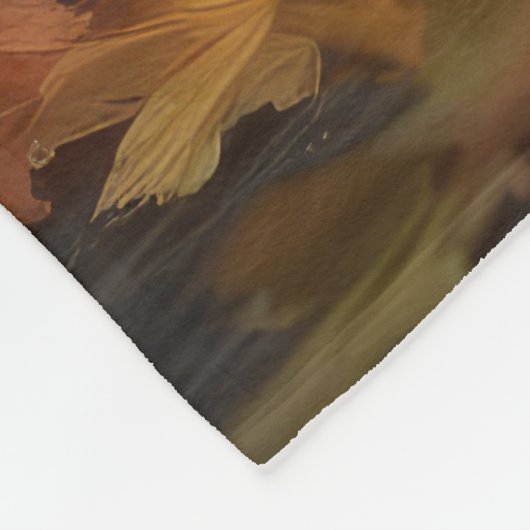 Couverture Polaire Marionnette dalmate Automne Citrouille délice (Coin)