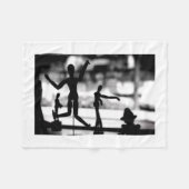 Couverture Polaire Marionnette en bois BW (Devant (Horizontal))