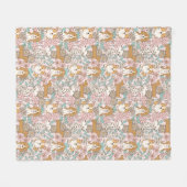Couverture Polaire Marionnettes florales (Devant (Horizontal))