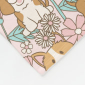 Couverture Polaire Marionnettes florales (Coin)