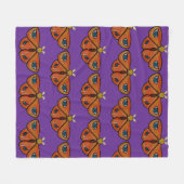 Couverture Polaire Mariposa Mística con Ojos (Devant (Horizontal))