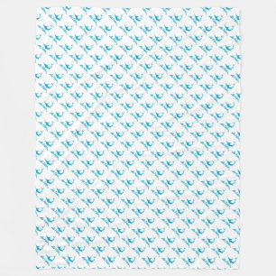 Couverture Polaire Marlin bleu