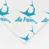 Couverture Polaire Marlin bleu (Coin)