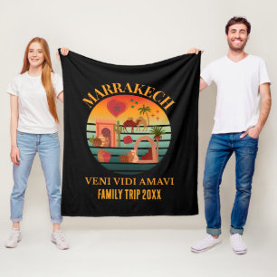 Couverture Polaire Maroc Vacances du groupe Veni Vidi Amavi MARAKKESH