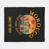 Couverture Polaire MAROC Veni Vidi Amavi Groupe Famille de vacances (Devant (Horizontal))