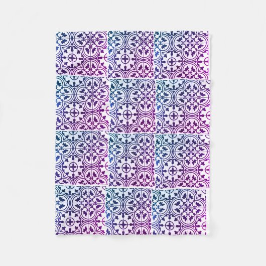 Couverture Polaire marocain design arabe (Devant)