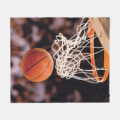Couverture Polaire Marquage au basket-ball (Devant (Horizontal))