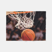 Couverture Polaire Marquage au basket-ball (Devant (Horizontal))