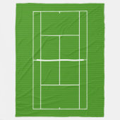 COUVERTURE POLAIRE MARQUAGE DE LA LIGNE DE COUR DE TENNIS (Devant)