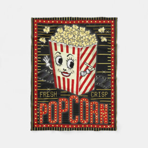 Couverture Polaire Marquee Home Cinema Popcorn
