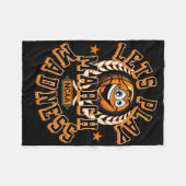 Couverture Polaire Mars Folie Lit Jouer Basket-Ball Ncaa (Devant (Horizontal))