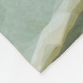 Couverture Polaire Martin-pêcheur courbé à Rivers Edge Abstrait (Coin)