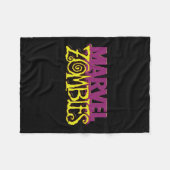 Couverture Polaire Marvel Zombies Official Color Logo Halloween (Devant (Horizontal))