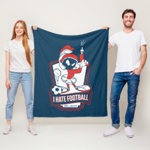 Couverture Polaire MARVIN LE MARTIEN ™ « Je déteste le football » Gra