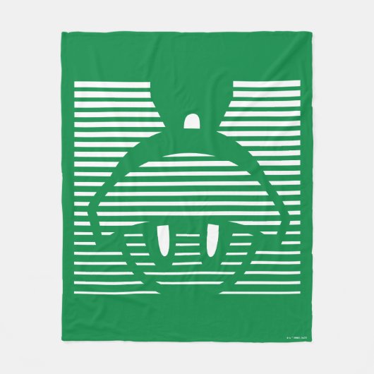 Couverture Polaire MARVIN L'Icône rayée MARTIAN™ (Devant)