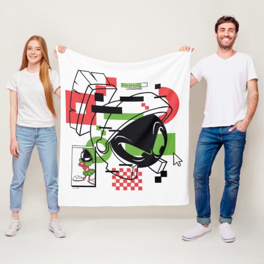 Couverture Polaire MARVIN THE MARTIAN™ Glitch (En situation)