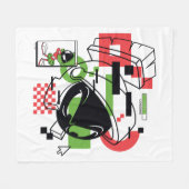 Couverture Polaire MARVIN THE MARTIAN™ Glitch (Devant (Horizontal))