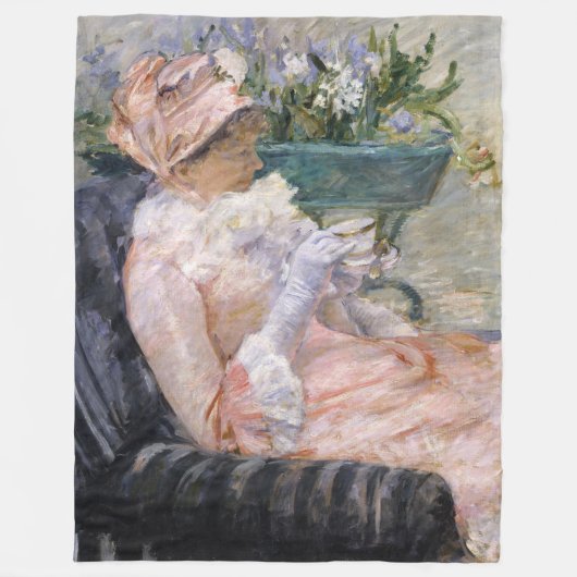 Couverture Polaire Mary Cassatt - La Coupe du Thé (Devant)